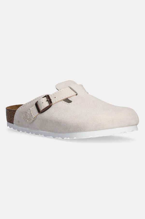 Birkenstock Natikače od brušene kože Birkenstock Boston za muškarce, boja: bež, 1028790
