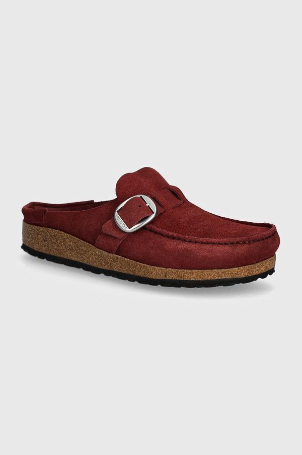 Birkenstock Natikače od brušene kože Birkenstock Buckley LEVE za žene, boja: bordo, 1027990