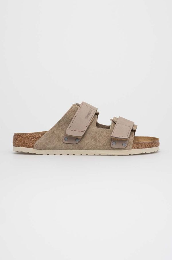 Birkenstock Natikače od brušene kože Birkenstock Uji za muškarce, boja: bež, 1025690
