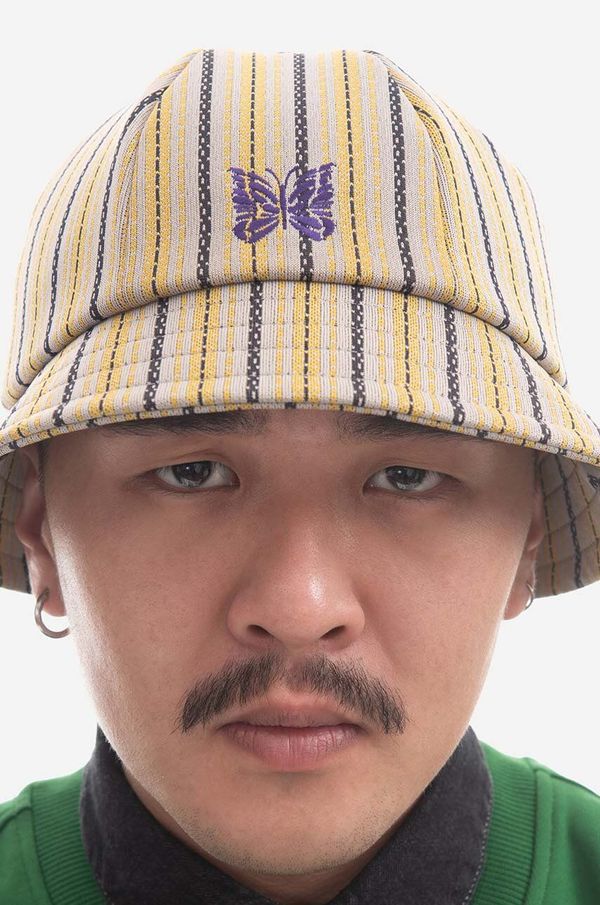 Needles Šešir Needles boja: bež, MR070.STRIPE-STRIPE