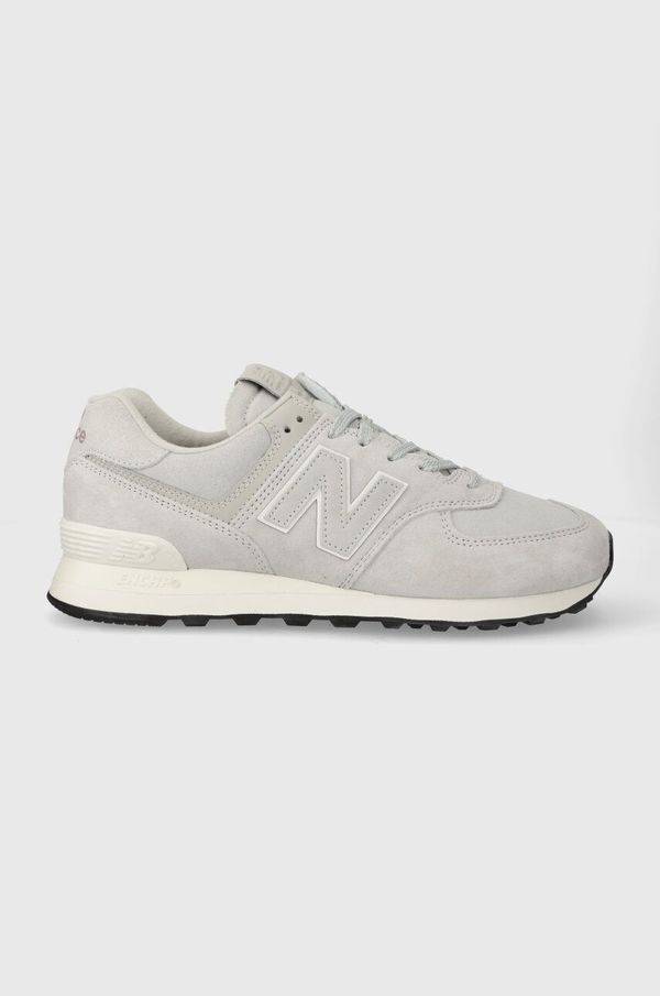 New Balance Tenisice od brušene kože New Balance 574 boja: siva, U574PWG