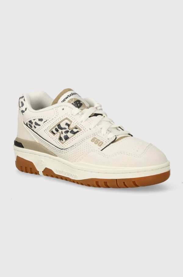New Balance Tenisice od brušene kože New Balance BBW550QA boja: bijela, BBW550QA