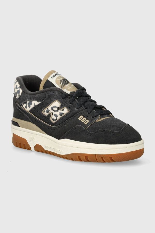 New Balance Tenisice od brušene kože New Balance BBW550QB boja: crna, BBW550QB