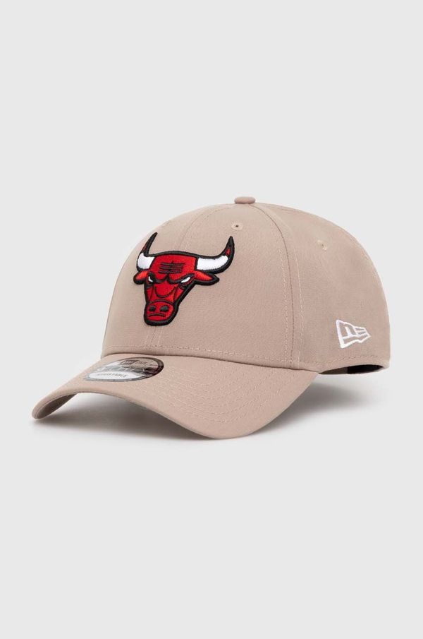 New Era Kapa sa šiltom New Era 9Forty Chicago Bulls boja: bež, s aplikacijom, 60435239