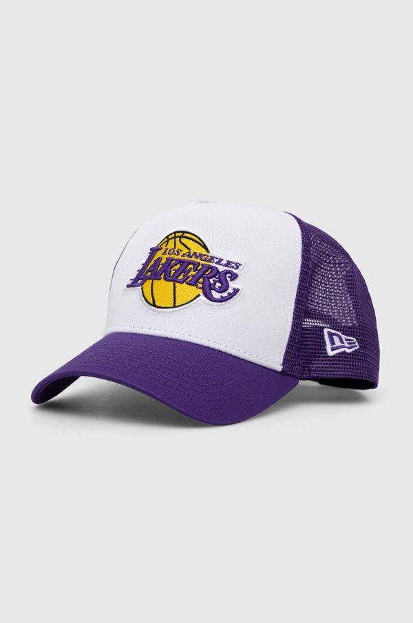 New Era Kapa sa šiltom New Era boja: bijela, s aplikacijom, LOS ANGELES LAKERS, 60348857.WHITRPTRP-WHITRPTRP