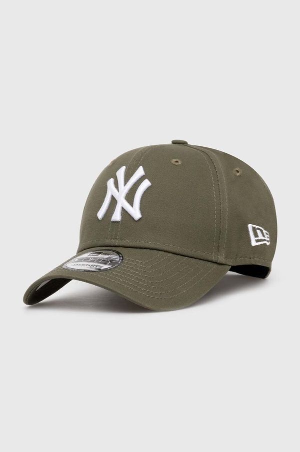 New Era Pamučna kapa sa šiltom New Era 9Forty New York Yankees boja: zelena, s aplikacijom, 60435138