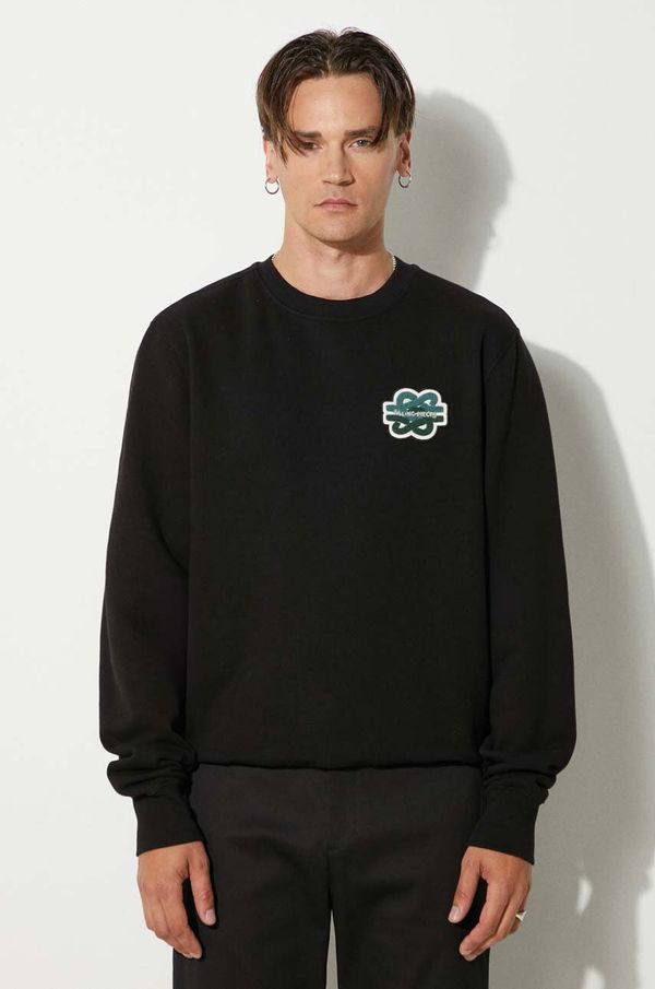 Filling Pieces Pamučna dukserica Filling Pieces Gowtu boja: crna, s aplikacijom, 74533921861