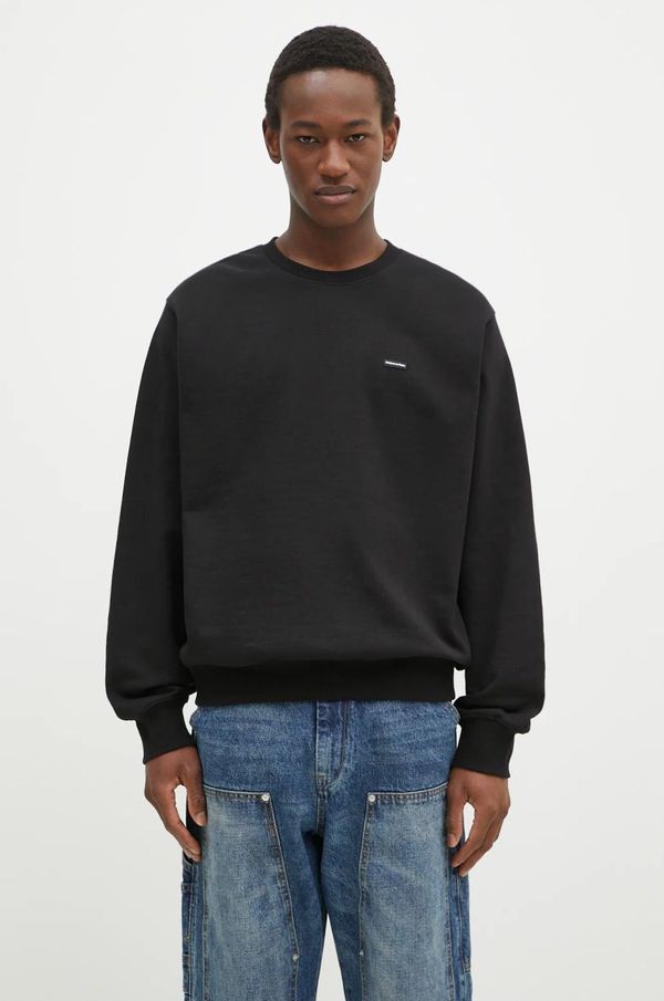 thisisneverthat Pamučna dukserica thisisneverthat T.N.T. Classic HDP Crewneck za muškarce, boja: crna, bez uzorka, TN243TSWCW06