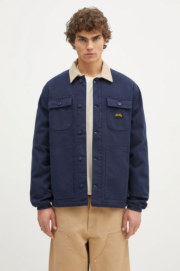 Stan Ray Pamučna jakna Stan Ray Pork Chop Jacket boja: tamno plava, za prijelazno razdoblje, AW2404755