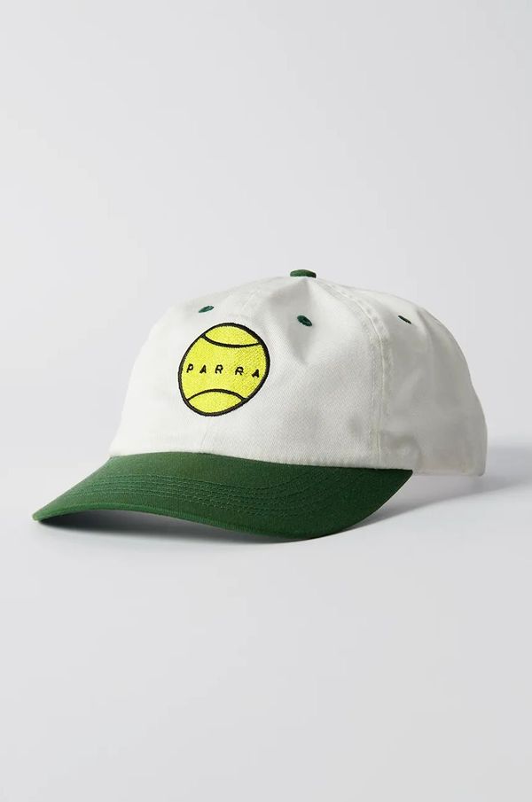 by Parra Pamučna kapa sa šiltom by Parra Balled 6 Panel Hat boja: bijela, s aplikacijom, 52165