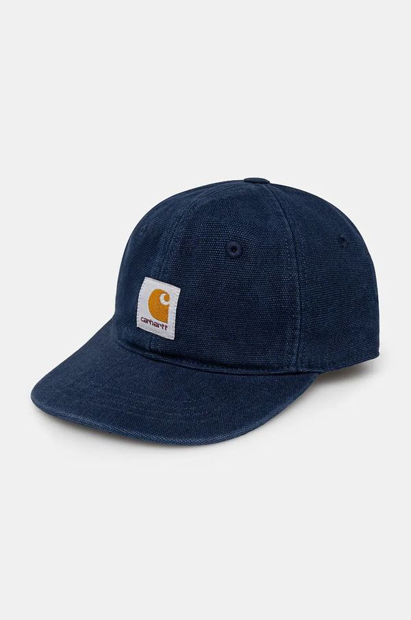 Carhartt WIP Pamučna kapa sa šiltom Carhartt WIP Icon Cap boja: tamno plava, s aplikacijom, I033359.29LXX