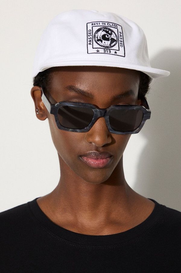 Carhartt WIP Pamučna kapa sa šiltom Carhartt WIP Stamp Cap boja: bijela, s aplikacijom, I033625.00AXX