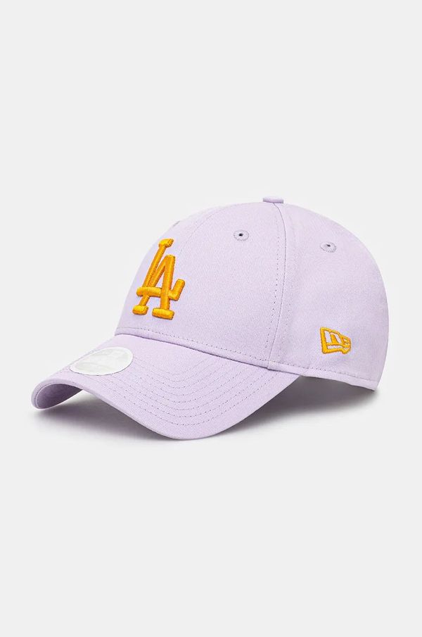 New Era Pamučna kapa sa šiltom New Era ESS 9FORTY® LOS ANGELES DODGERS boja: ljubičasta, s aplikacijom, 60565238