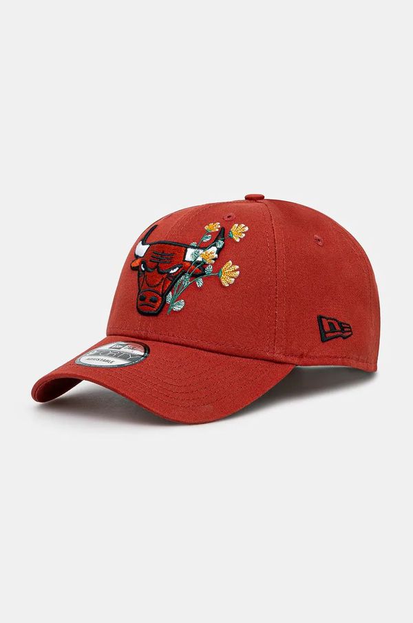 New Era Pamučna kapa sa šiltom New Era FLOWER ICON 9FORTY® CHICAGO BULLS boja: crvena, s aplikacijom, 60565525