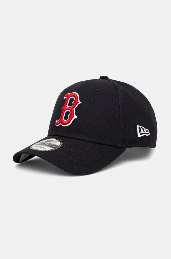 New Era Pamučna kapa sa šiltom New Era MLB SIDE PATCH 9FORTY® BOSTON RED SOX boja: tamno plava, s aplikacijom, 60509701