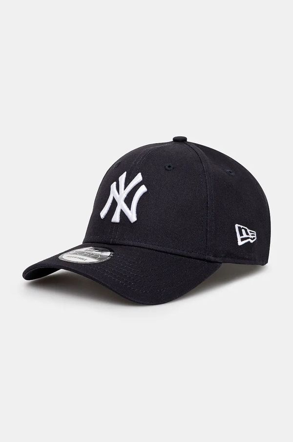 New Era Pamučna kapa sa šiltom New Era MLB SIDE PATCH 9FORTY® NEW YORK YANKEES boja: tamno plava, s aplikacijom, 60509700