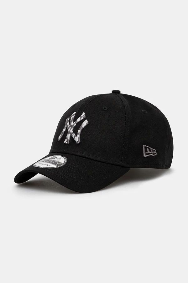 New Era Pamučna kapa sa šiltom New Era SEASONAL INFILL 9FORTY® NEW YORK YANKEES boja: crna, s aplikacijom, 60565121