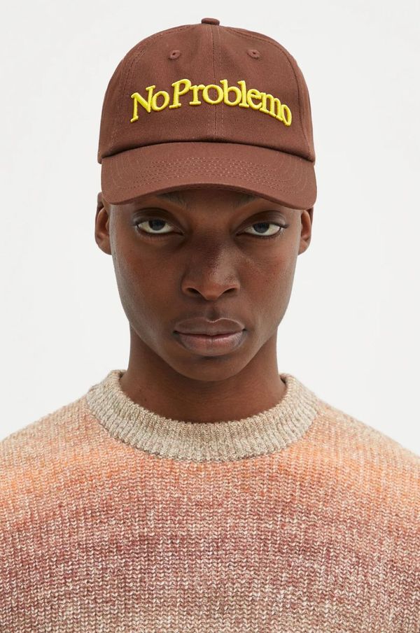 No Problemo Pamučna kapa sa šiltom No Problemo No Problemo Cap boja: smeđa, s aplikacijom, NP90002.02