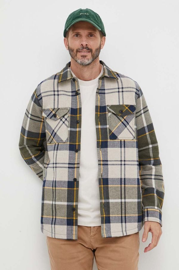 Barbour Pamučna košulja Barbour Cannich Overshirt za muškarce, regular, s klasičnim ovratnikom, MOS0117
