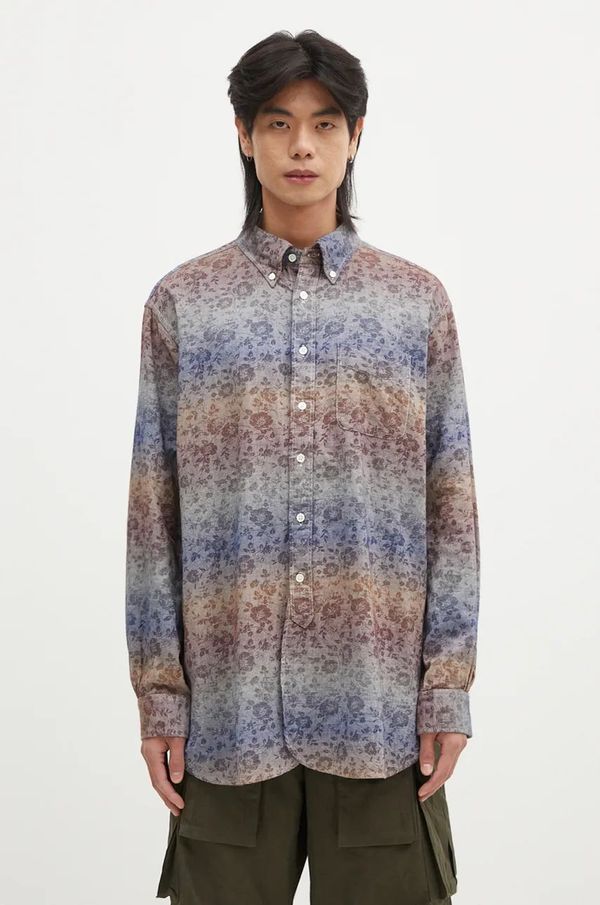 Engineered Garments Pamučna košulja Engineered Garments 19 Century BD Shirt za muškarce, relaxed, s button-down ovratnikom, 24F1A001