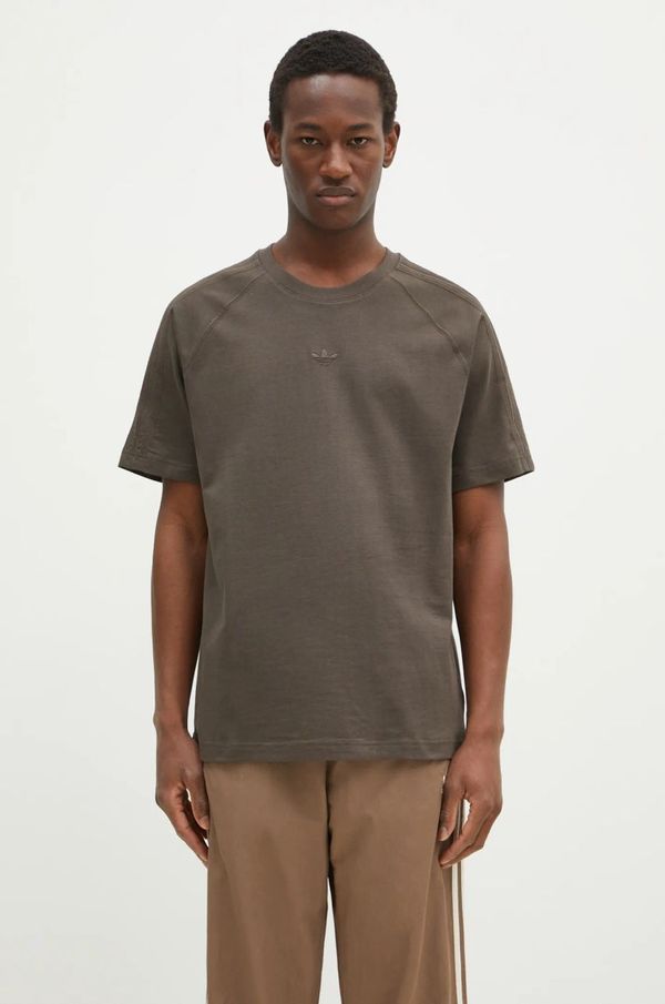 adidas Originals Pamučna majica adidas Originals Essential za muškarce, boja: zelena, bez uzorka, JD3276