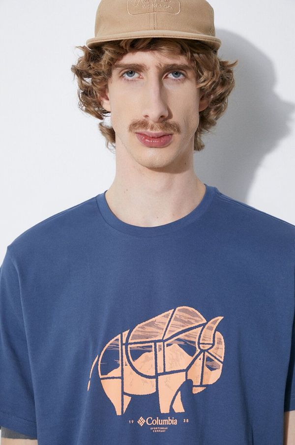 Columbia Pamučna majica Columbia Rockaway River s tiskom