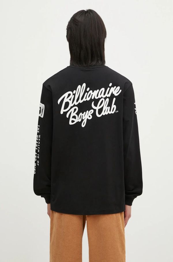 Billionaire Boys Club Pamučna majica dugih rukava Billionaire Boys Club Multi Print Longsleeve boja: crna, s tiskom, B24456