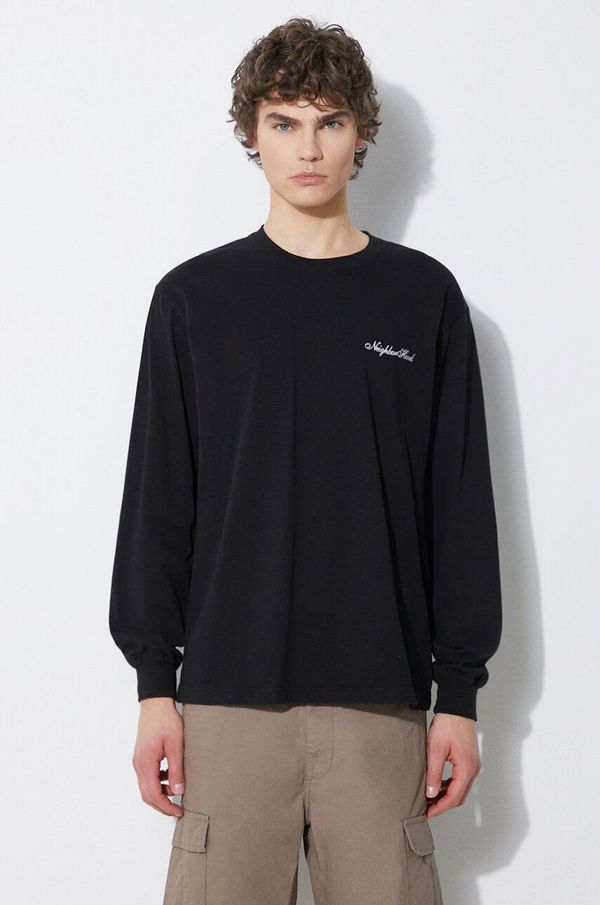 Neighborhood Pamučna majica dugih rukava NEIGHBORHOOD boja: crna, bez uzorka, 241PCNH.LT03