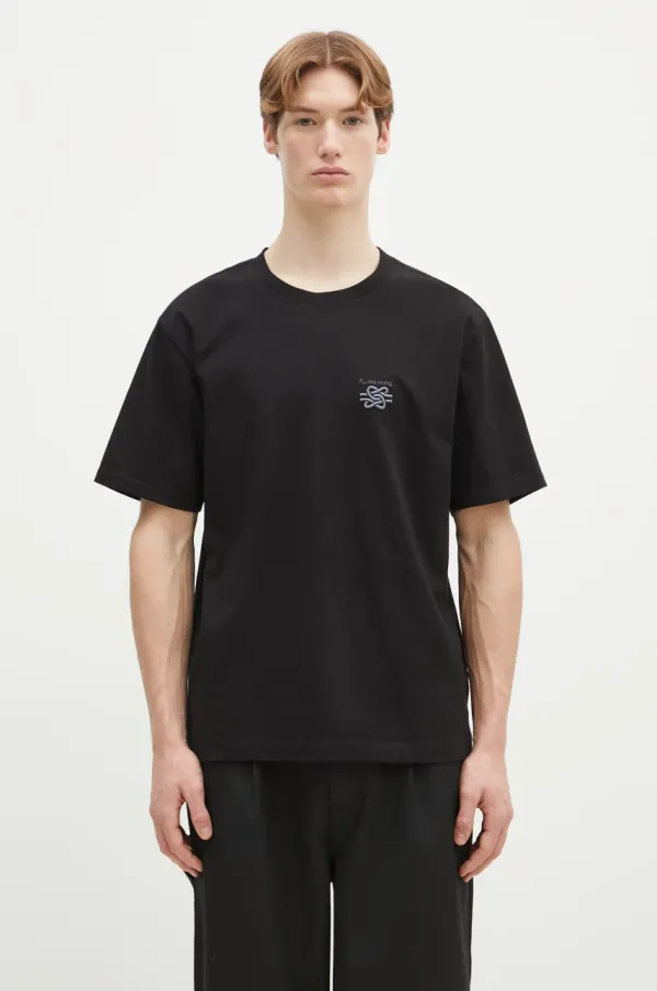 Filling Pieces Pamučna majica Filling Pieces boja: crna, bez uzorka, 74499861861