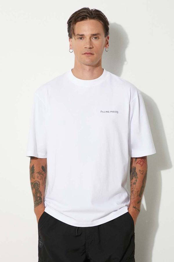 Filling Pieces Pamučna majica Filling Pieces Boxy boja: bijela, bez uzorka, 74413781901