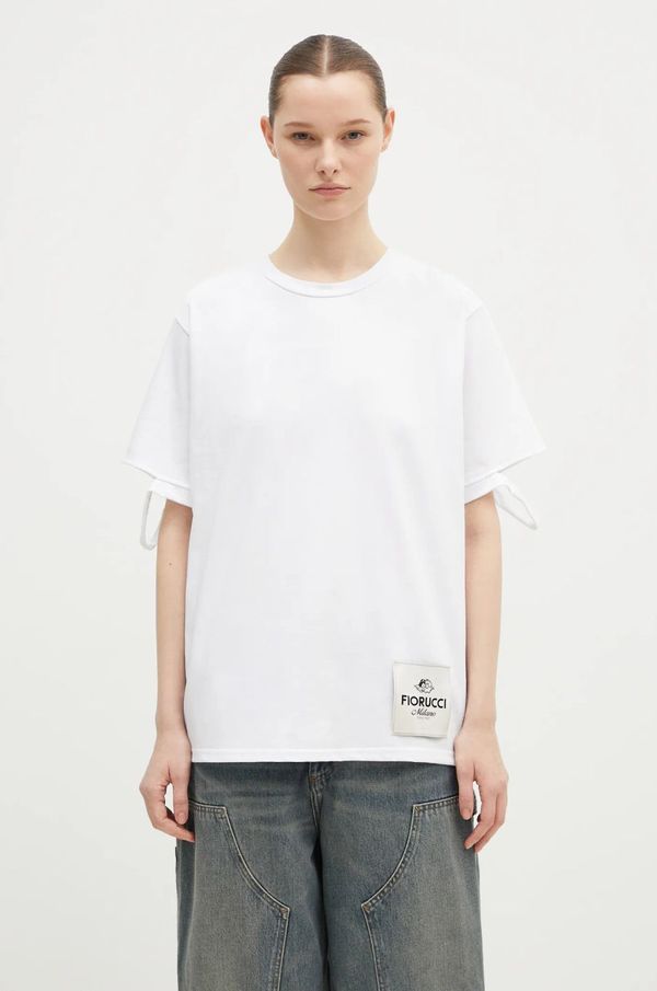 Fiorucci Pamučna majica Fiorucci Distressed boja: bijela, bez uzorka, M01FMTSH101CJ01WH06
