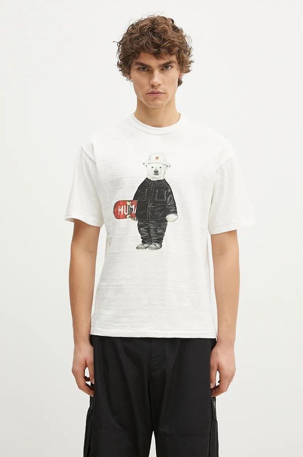Human Made Pamučna majica Human Made Graphic za muškarce, boja: bijela, s tiskom, HM28TE006