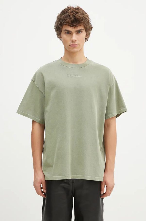 KSUBI Pamučna majica KSUBI Sott Ekcess za muškarce, boja: zelena, s tiskom, MFA24TE026