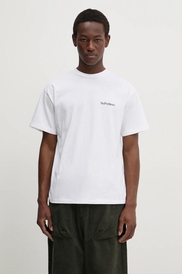 No Problemo Pamučna majica No Problemo Mini Problemo SS Tee boja: bijela, s tiskom, NP60009.02