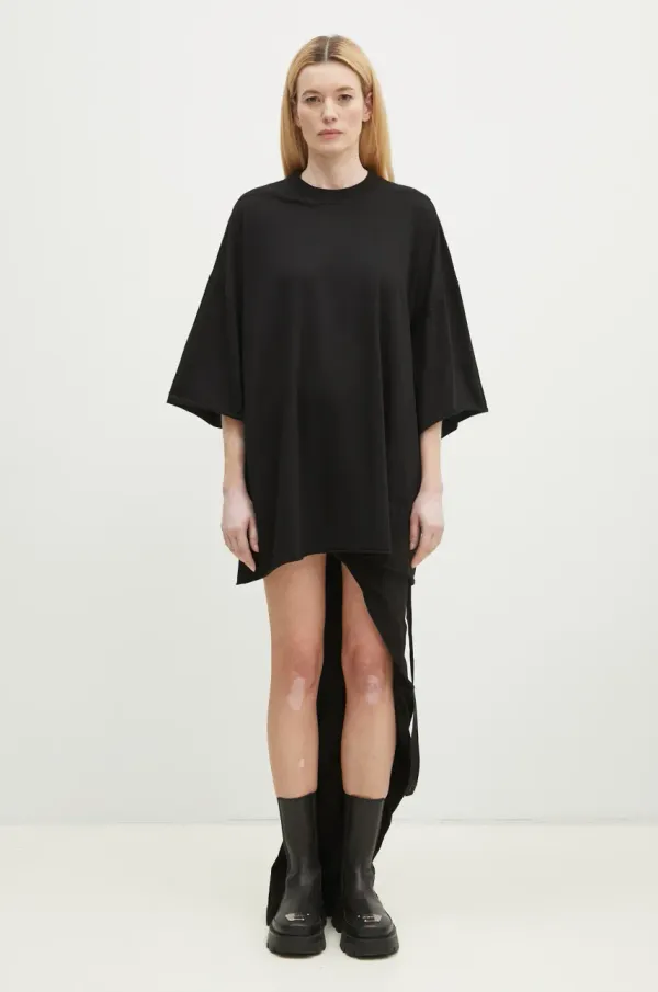 Rick Owens Pamučna majica Rick Owens Tommy T za muškarce, boja: crna, bez uzorka, DU01E3259.RN