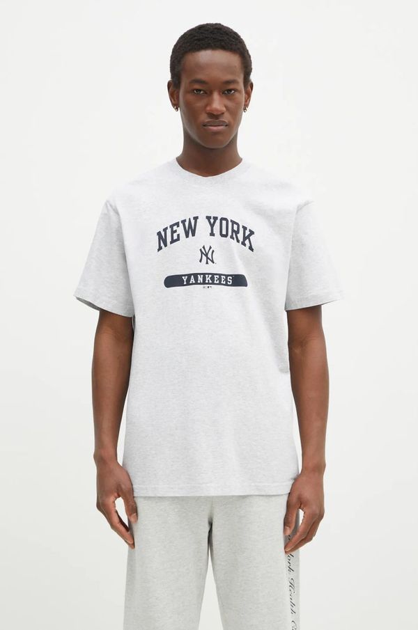 Sporty & Rich Pamučna majica Sporty & Rich League boja: siva, s tiskom, TO043505634GY03