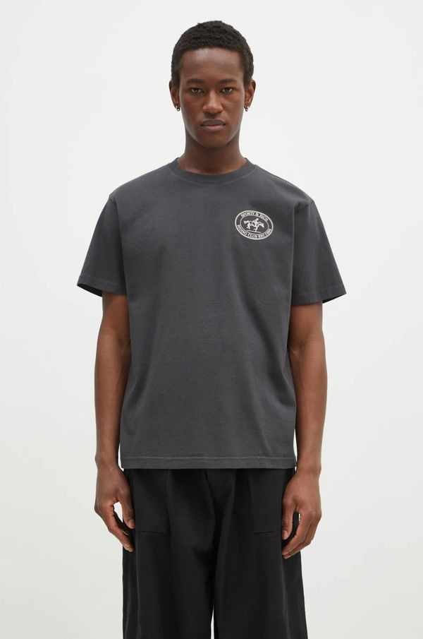 Sporty & Rich Pamučna majica Sporty & Rich Riding Club boja: crna, s tiskom, TO043512244BA02