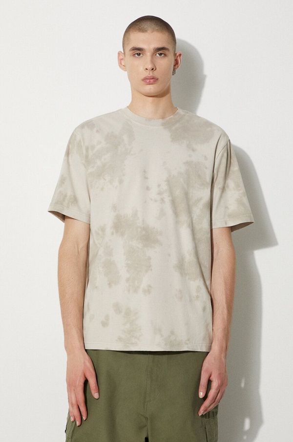 STAMPD Pamučna majica STAMPD Tie Dye za muškarce, boja: bež, s uzorkom, SLA-M3330TE-STD