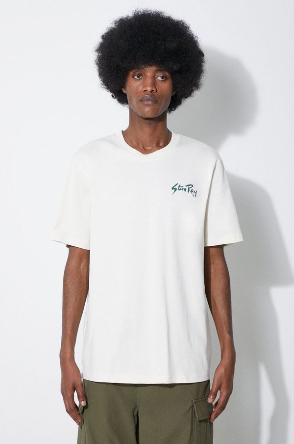 Stan Ray Pamučna majica Stan Ray Stan Tee za muškarce, boja: bež, s tiskom, SS2400100