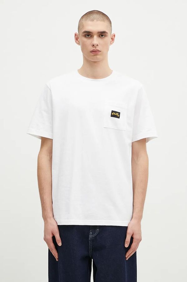 Stan Ray Pamučna majica Stan Ray za muškarce, boja: bijela, bez uzorka, AW2400402