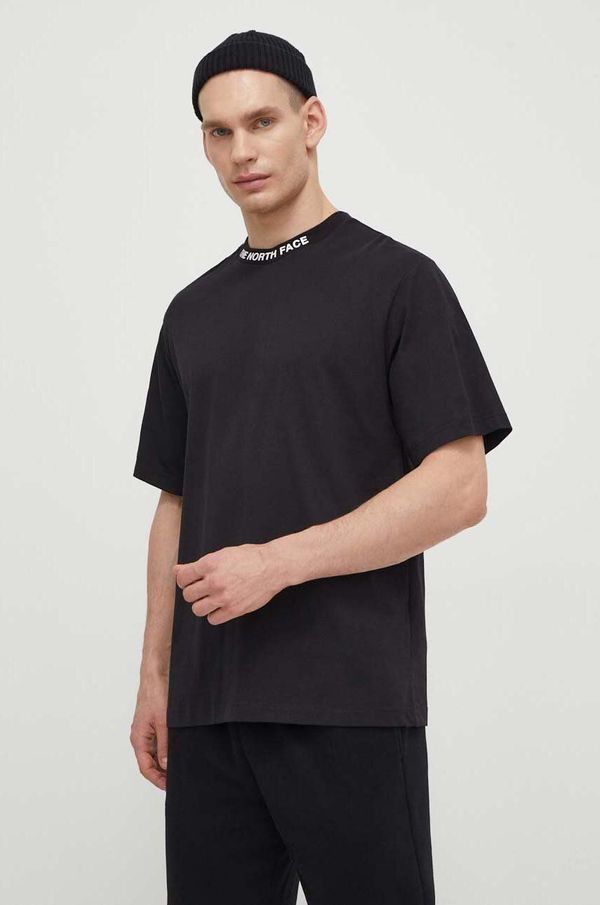 The North Face Pamučna majica The North Face za muškarce, boja: crna, bez uzorka, NF0A87DDJK31
