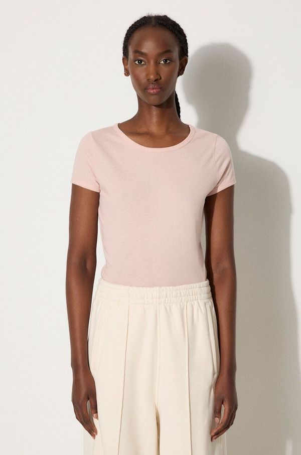 Vans Pamučna majica Vans Premium Classics LX Baby Tee za žene, boja: ružičasta, VN000HM0BQL1