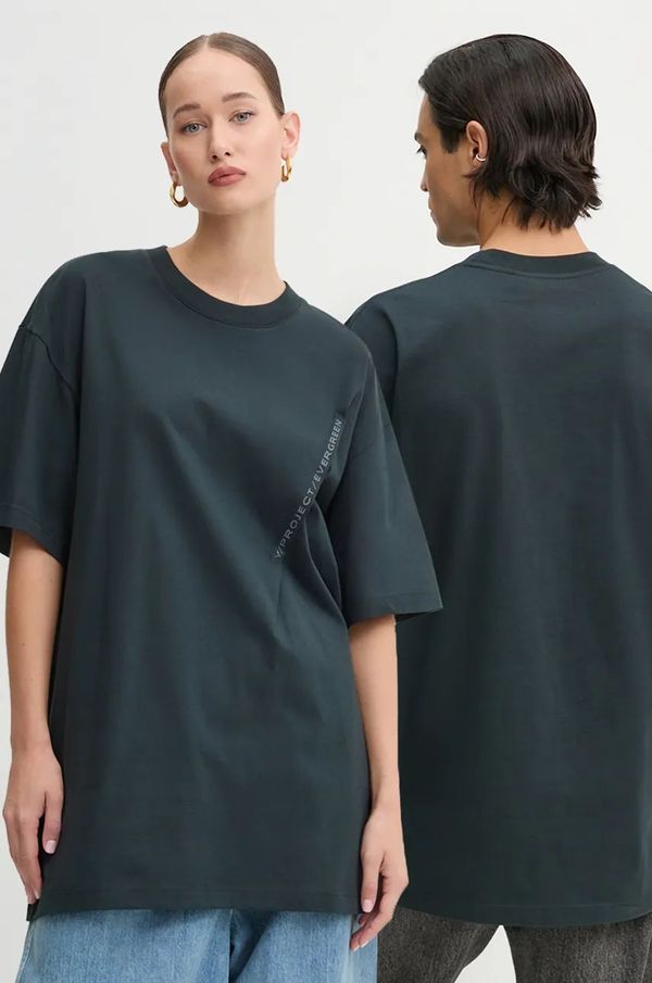 Y/Project Pamučna majica Y/Project EVERGREEN PINCHED LOGO T-SHIRT boja: crna, s tiskom, 204TS001