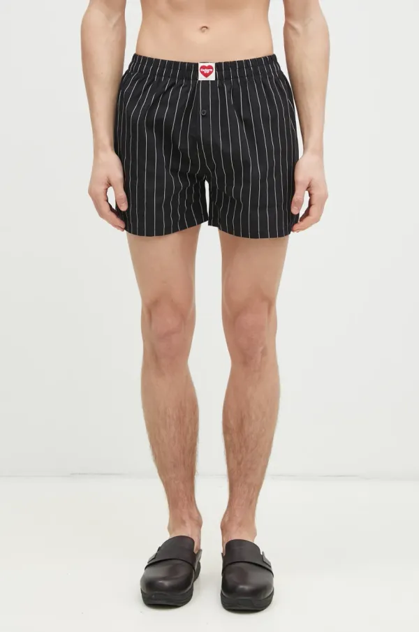 Carhartt WIP Pamučne bokserice Carhartt WIP Cotton Boxer boja: crna, I032355.2MBXX