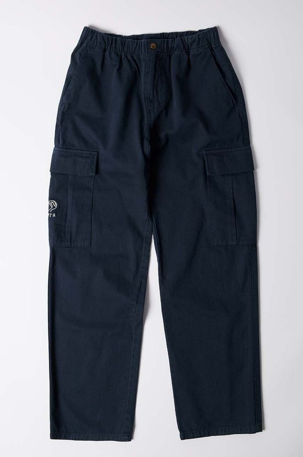 by Parra Pamučne hlače by Parra Alien Pants boja: tamno plava, cargo kroj, 52150