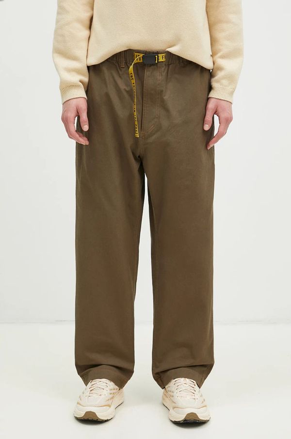 Human Made Pamučne hlače Human Made Easy Pants boja: zelena, ravni kroj, HM28PT018