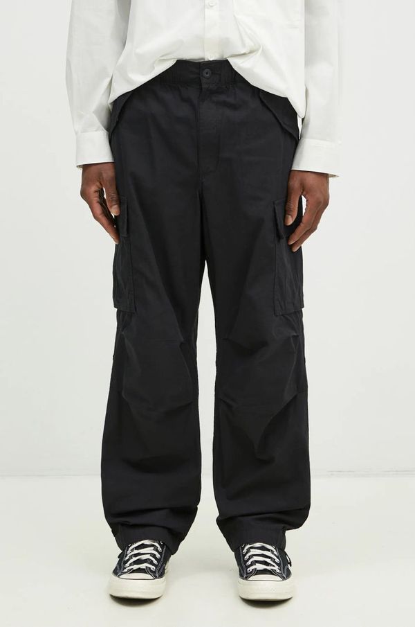 thisisneverthat Pamučne hlače thisisneverthat Cargo Pant boja: crna, cargo kroj, TN243WPARP04