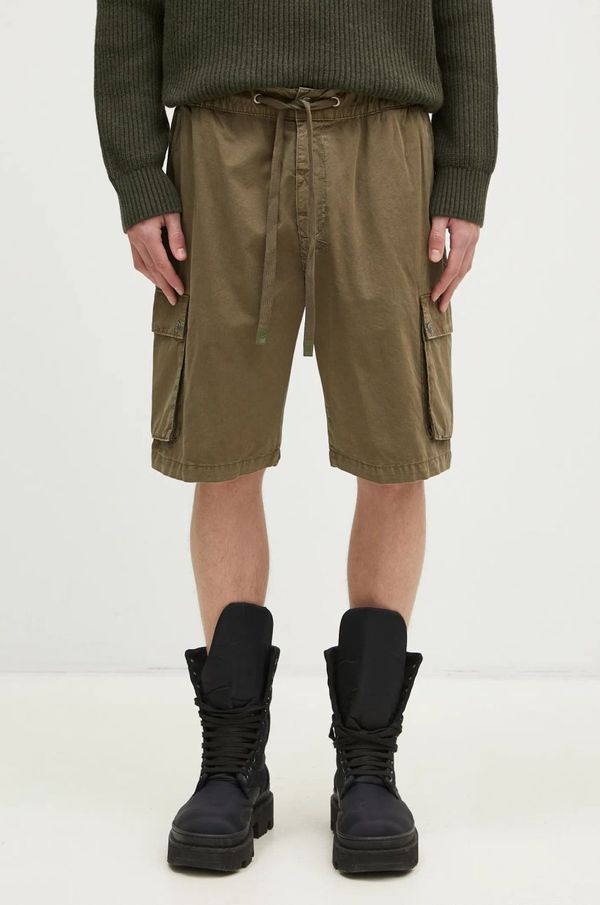 KSUBI Pamučne kratke hlače KSUBI Krush Cargo Short boja: zelena, MPF24WA022