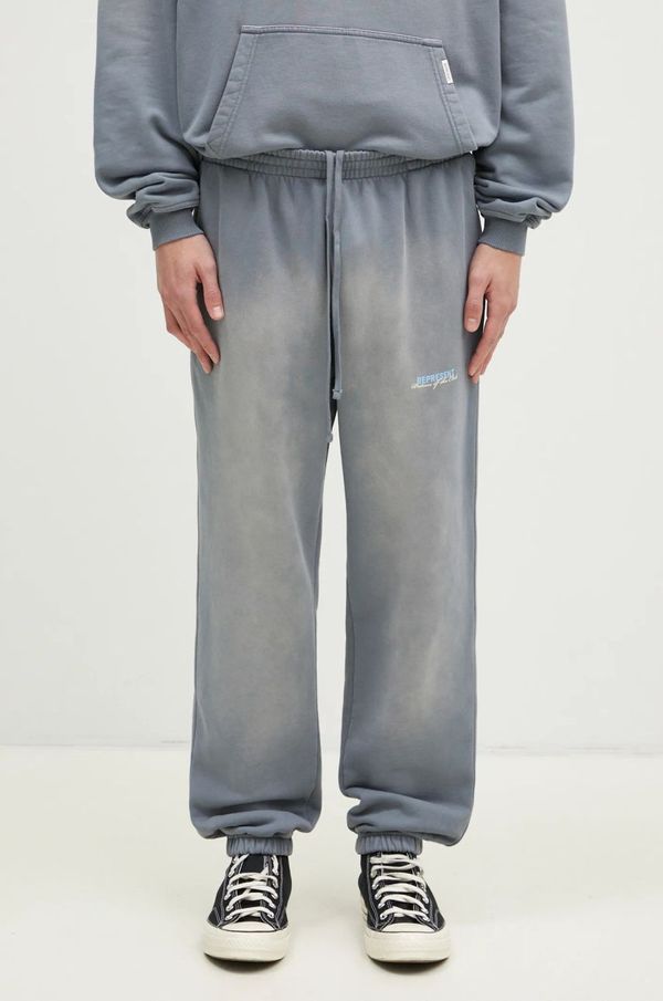 Represent Pamučni donji dio trenirke Represent Patron Of The Club Sweatpant boja: siva, s uzorkom, MLM4278.46