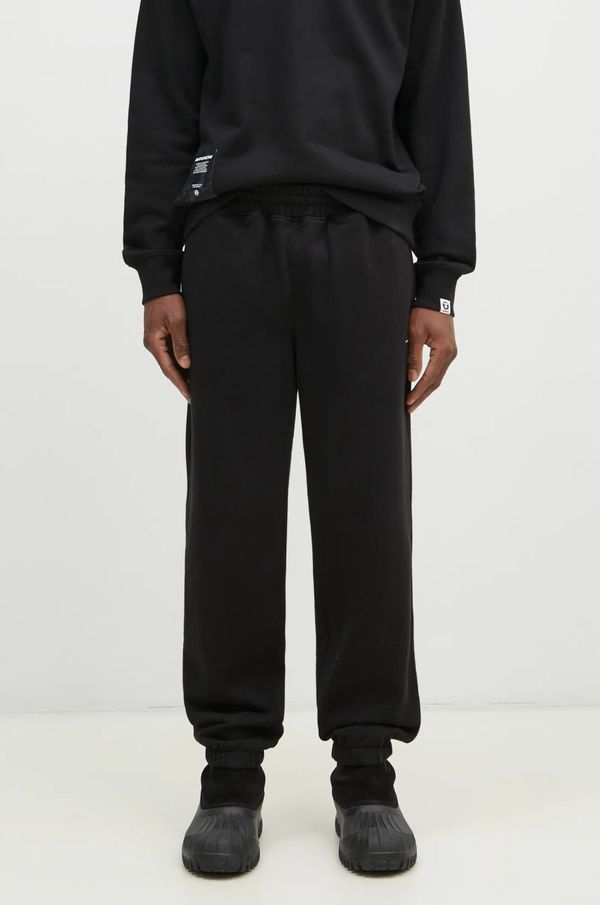 thisisneverthat Pamučni donji dio trenirke thisisneverthat T.N.T. Classic HDP Sweatpant boja: crna, bez uzorka, TN243TPAWP05